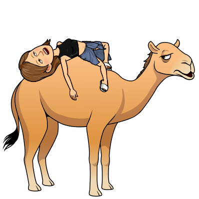 Image of AR Taylor on the camel